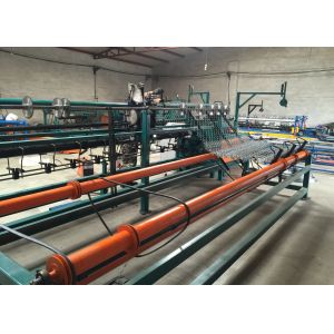 Industrial PLC System Control Chain Link Machine For Weave Chain Link Fence