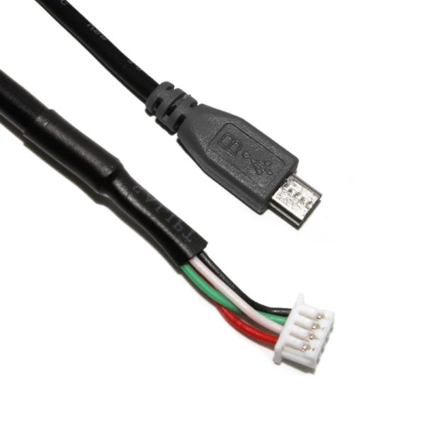 Buy Micro Usb Plug To Molex Shielded Cable Assembly 1.25mm Pitch 510210300 at wholesale prices