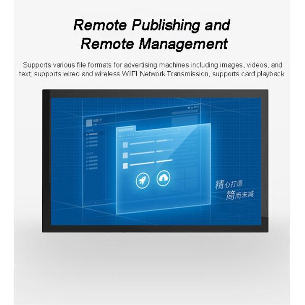 43 49 55 65 Inch LCD HD Poster Lcd Kiosk 4k Indoor Advertising Player HD Touch Screen Kiosk Advertising Screen 8 Array Mic