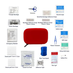 Outdoor Survival Kit Pieces EVA First Aid Kit Packed with Hospital Grade Medical