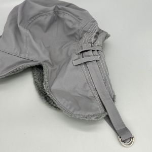 Outdoor Eco Friendly Accessories Cruelty Free OEM Black RPET Snow Hat For Winter