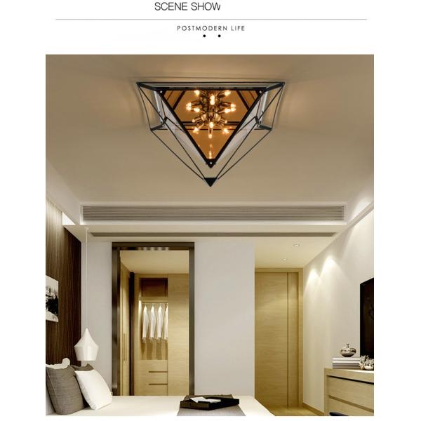 minimalist ceiling lamp personality lamps aisle hotel cafe glass diamond creative