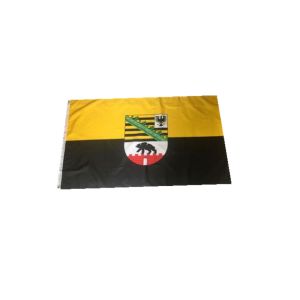 CMYK Printing Polyester Saxony Anhalt Flag Fade Resistant