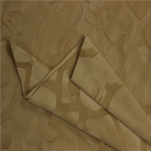 Commercial Non Slip Textile Upholstery Fabrics Embossed Minky Fabric