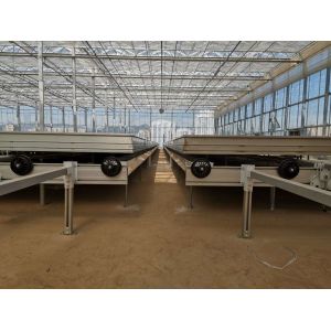 ABS Greenhouse Benches 4x8FT Rolling Benches For Growing