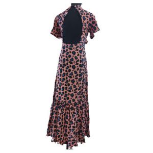 Summer Floral Printed Short Sleeve Ladies Casual Wear