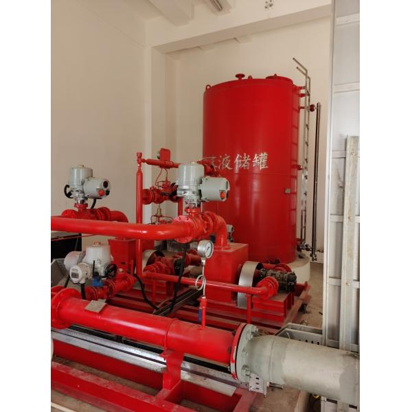 PHP64/100/120/160/220 Foam Bladder Tank Fire Suppression System with DN150 Foam Pump