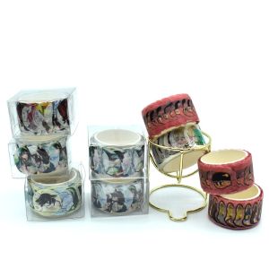 DEC Waterproof Stationery Present Washi Tape Stickers