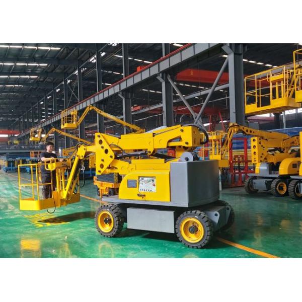 Self-Propelled 10m 12m 14m Electric Power Mobile Aerial Working Man Boom Lifter