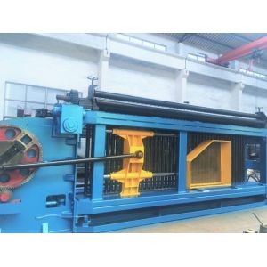 High Speed Hexagonal Wire Netting Machine / Gabion Mesh Machine 60mm x 80mm