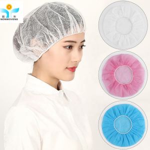 Hand Making Elastic Surgical Disposable Head Covers with PP SMS Material