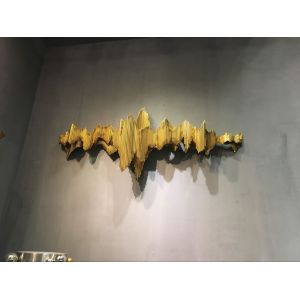 Living Room Modern Metal Wall Sculpture Creative Wall Hanging Statues