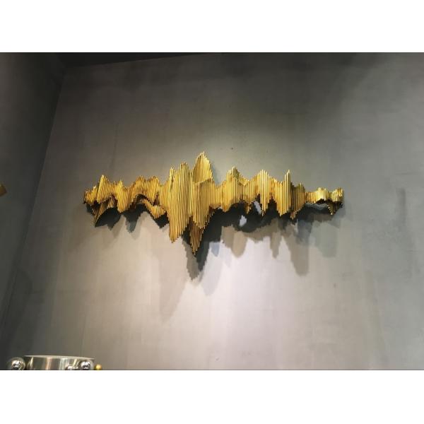 Living Room Modern Metal Wall Sculpture Creative Wall Hanging Statues