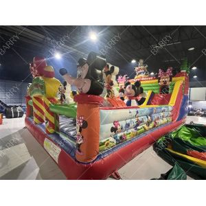 Commercial Inflatable Bouncer Castle,Mickey Mouse Bounce Club House,Cheap