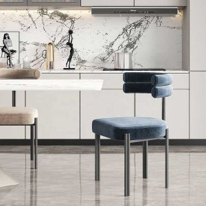 Italian Simple Half Arc Armchair Home Leisure Negotiation Dining Chair