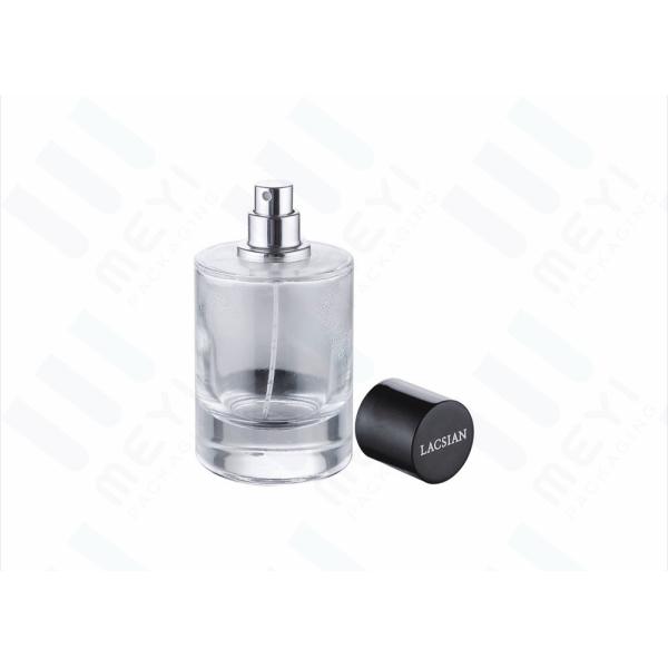 Buy 75ml Glass Perfume Bottle Packaging With Black Magnetic Cap For Luxury Perfume at wholesale prices