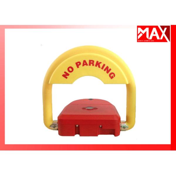 Buy Automatic Car Parking  Locks IP68 Waterproof  Red Color  with Battery 2 Remote Control at wholesale prices