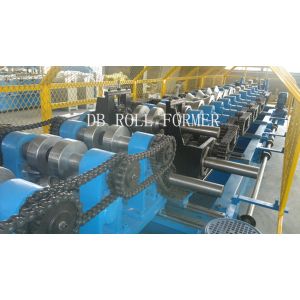 C&Z Interchangeable Purlin Roll Forming Machine with Colored Steel Plate
