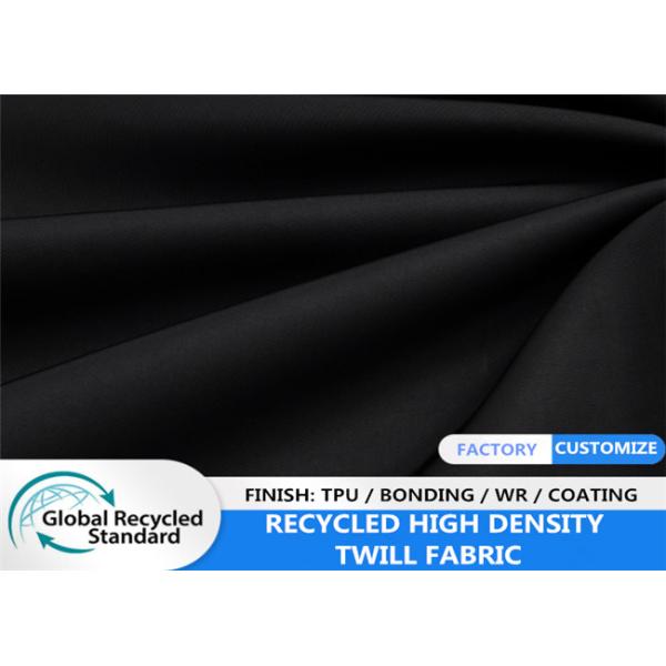 50X75 100% Polyester Twill Pongee Water Repellent Fabric Windbreaker Puffer