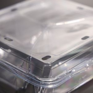 Leak Proof Square Clear PET Food Containers for Freezing