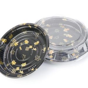 Lid Disposable Plastic Food Container Pp Plate Tray Sushi Box