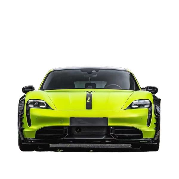 Buy For Porsche Taycan Wide-body Kit Taycan Upgrades PD-style Carbon Fiber Front Lip Diffuser Spoiler Side Skirt Wheel Arch at wholesale prices