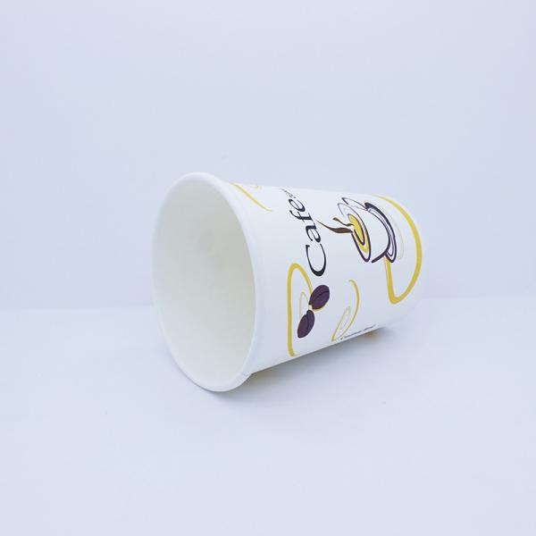 Double Wall Ripple Paper Cup 8 Oz Disposable Custom Logo For Coffee Drinks