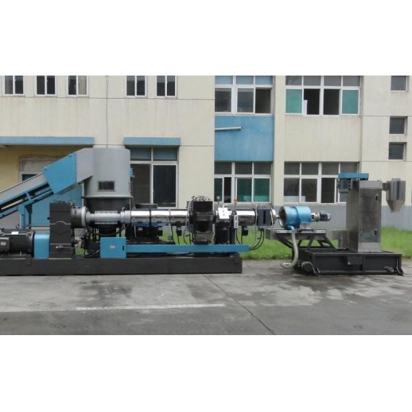 Double Hydraulic Screen Changer Plastic Granulator Machine For BOPP Film