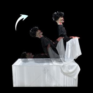 1m-2m Realistic Robotic Corpse Prop For Haunted Houses And Halloween