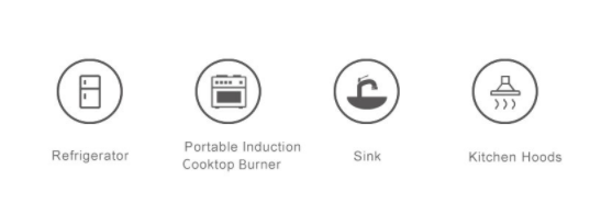 MSS Standard Camper Caravan Trailer With Rear Cooking Cabin for Touring