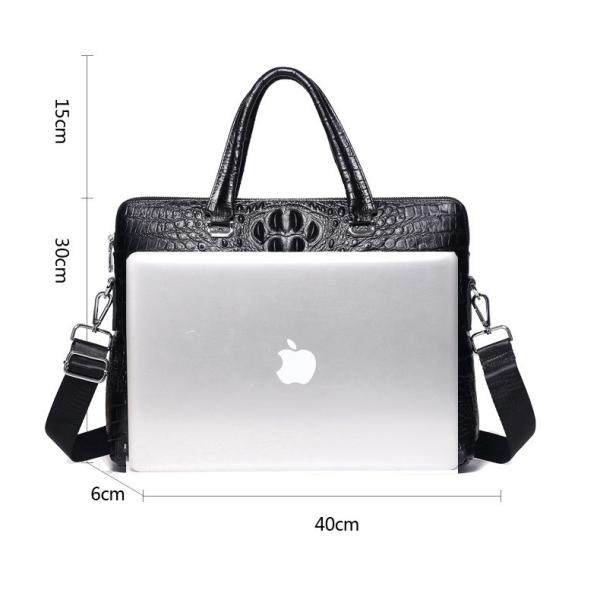 Genunie Leather Laptop Briefacse Messenger Bag For Men BRB07