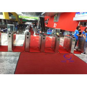 Quality Fingerprint Time Attendance entrance turnstiles , Bi - directional subway turnstiles for sale