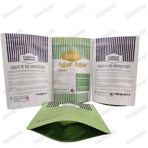 Custom Food Packages Reusable Pouch Environmentally-Friendly Material Kraft