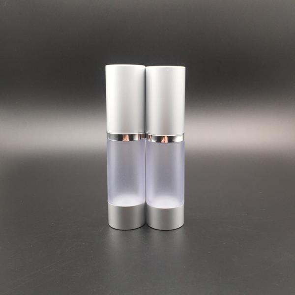 10ml 15ml 30ml 50ml 80ml 100ml 120ml Silver Golden Matte Airless Pump Bottle Facial Cleanser Sealing Type PUMP SPRAYER
