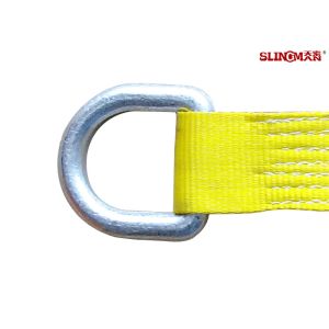 Self Tightening Ratchet Tie Down Straps With D Ring GS TUV Approved