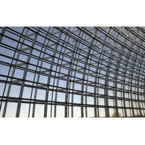 Double Laminated Thermal And Acoustic Glass Curtain Wall For Large Stations And