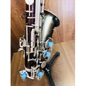 High Quality Brass Instrument Cheap Blacknickel Alto Saxophone JYAS102BNMT