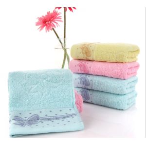 Hot sale beautiful bulk monogram egyptian cotton Jacquard towels