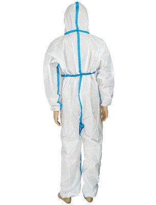 Buy OEM White Disposable Protective Coverall Water Resistant Type 4 5 6 at wholesale prices