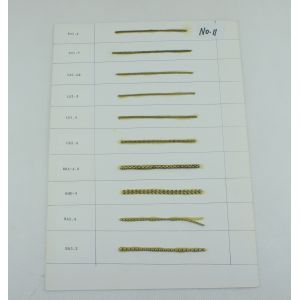 Quality Various Color Copper Jewelry Components and Findings Jewellery Round Sand Chain for sale