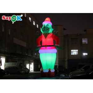 Custom 8.5M Outdoor Christmas Decoration Inflatable Cartoon Character Model