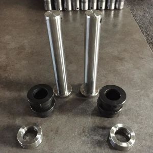 Quality Bronze C51000 Garbage Truck Parts Pivot Shaft Black Oxide Customized Design for sale