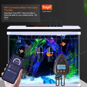 Tuya Smart WiFi Online Monitoring 5 in 1 High Accuracy Digital PH Meter with 0