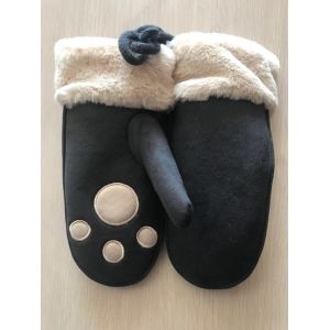 2019-winter season new design--Suede mitten for boys