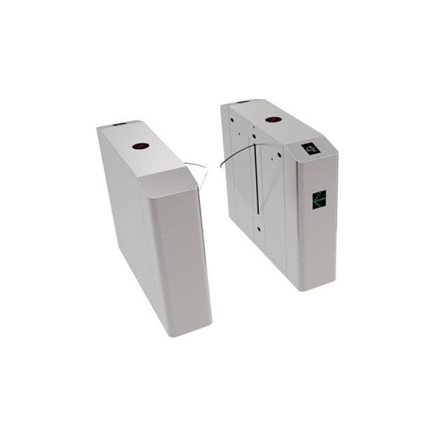 Buy BLDC Motor Flap Gate Turnstile DC24V Acrylic Fingerprint Bi Directional at wholesale prices