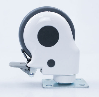 Buy Locking Casters Medical Wheels Rubber Caster Health Equip 4 Inch at wholesale prices