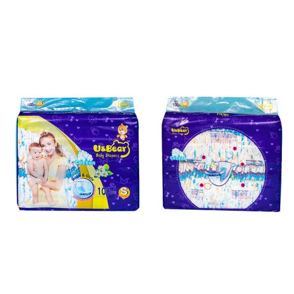 PP Magic Tape Newborn Baby Diapers 370*280mm Eco Original Nappies