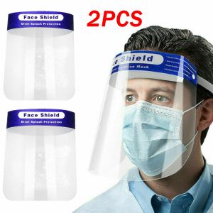 Disposable Transparent Face Shield Anti Saliva Simple Buckle Design