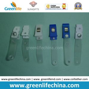 White Color Plastic Hot Sale Office Stationery ID Promotional Clips