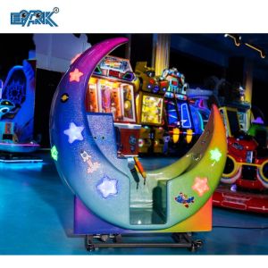 Cute Small Bear Kiddy Ride Machine Amusement Swing Car Toy Coin Operated